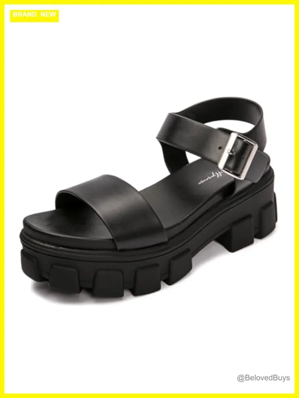 Platform Wedge Sandals Chunky Heels Ankle Strap Open Toe Lug Sole Summer Sandals